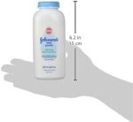 Johnson's Baby Powder with Naturally Derived Cornstarch Aloe & Vitamin E, Hypoallergenic, 9 oz - Image 10